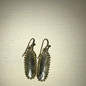 Gold earrings